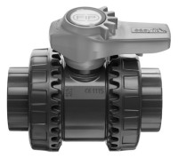 2-Wege-Kugelhahn, PVC-U, Klebemuf., EPDM d 40, Nr. 21.552.20.1