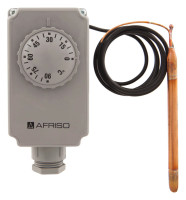 AFRISO Gehaeusethermostat 0-90 Grad GTK/7RD,aussenl.m. Kapillarleit.1000 mm