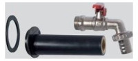 AIRFIT Tankadapter - Auslauf - Set best.aus Dichtungss., Kugelhahn, Adapter