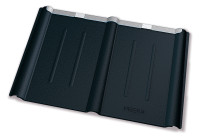 Alu-Dachplatte stucco, P.10, 600 x 420mm, 1qm = 4Stk, anthrazit