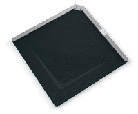 Alu-Dachraute stucco, P.10, 290 x 290mm, 1qm = 12Stk, anthrazit