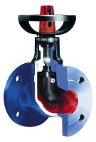 ARI-EURO-WEDI Flanschenabsperrvent. PN6 DN 40, aus GG-25, Baul.: 140mm F4 (kurz)