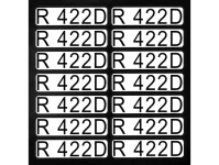 Aufkleber für Richtungspfeile R422D (1 Satz = 14 St.)