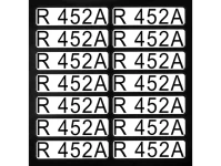 Aufkleber für Richtungspfeile R452A (1 Satz = 14 St.)