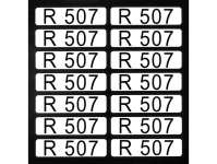 Aufkleber für Richtungspfeile R507 (1 Satz = 14 St.)