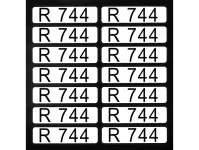 Aufkleber für Richtungspfeile R744 (1 Satz = 14 St.)
