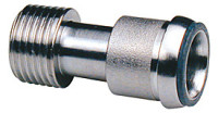 Ausgleichsverschraubung 3/4", PN 10, ausziehbar 36 - 54 mm, mess. verchromt