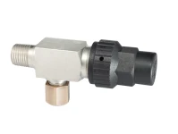 AWA Eck-Absperrventil m.Kappe S22 CuSn AG NPTF1/2 - SAEM 1/2"