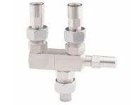 AWA Wechselventil 160bar E30W mit 2 Ausg. G1/2 Zoll, Eingang 7/8 Zoll Löt