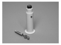 BEMM Fusskonsole zu OPT S BHK, 115-155mm ohne Anschluss, fuer Raumteiler, weiss