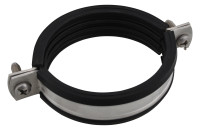 BIFIX Rohrschelle M 10, 70 - 76 mm Nr.3127076,m.Schallschutzeinl.,Edelstahl