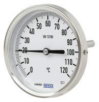Bimetall-Zeigerthermometer TM52.01 d=100mm,L=100mm, Klasse 1