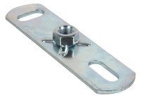 BISMAT WM Wandplatten Typ 671, M 10 schwer m.4fach angeschw.Anschlussmutter