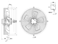 Bitzer Belüftungseinheit 400V f. LH135 S4D500-AE01-14 34301504