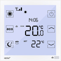 Blossom-ic Hera+ Funk-Raumthermostat Batterieversion AAA, Heizen+Kuehlen