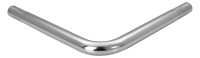 Bogen 90 Grad, 20 x 20 cm fuer Brausevorhangstange, verchromt