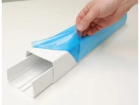 Castel Eng. Installations-/Kabelkanal Optimal Duct 80x60 mm (1Stk=2m) RAL9003
