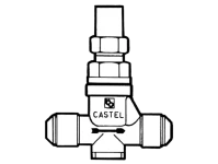 Castel Handabsperrventil 6410/6 1 1/16 UNF