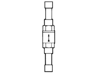 Castel Rückschlagventil 3132/M10 10mm Löt