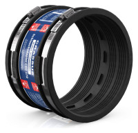 CRASSUS Schlauchadapter CDC 170 Typ 1 (150-170mm), bis 0,6 bar, EPDM / V2A