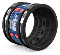 CRASSUS Schlauchadapter Typ 1 CDC 137 (120-137mm) bis 0,6bar, EPDM / V2A