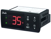 Danfoss Kühlstellenregler o.Fühler ERC 214 Abtau/Lüfter/Alarm 230V