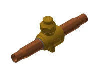 Danfoss Kugelabsperrventil CO2 90bar GBCH10s 10mm Löt o.Schrader 009L7396