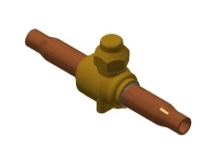 Danfoss Kugelabsperrventil CO2 90bar GBCH10s 3/8"Löt o.Schrader 009L7416