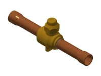 Danfoss Kugelabsperrventil CO2 90bar GBCH16s 16mm+5/8"Löt o.Schrader 009L7418