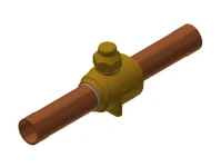Danfoss Kugelabsperrventil CO2 90bar GBCH18s 3/4"Löt o.Schrader 009L7419