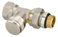 DANFOSS Ruecklaufverschr. Typ RLV15 m. selbstd.Nippel,absper.,D-Form 1/2",vern.