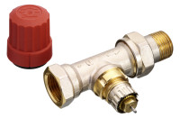 DANFOSS Ventilunterteil o. Fuehler, matt vernick.,RA-N,D-Form 1/2,Nr.013G0034
