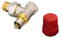 DANFOSS Ventilunterteil o. Fuehler, matt vernick.,RA-N,E-Form 1/2,Nr.013G0033