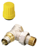DANFOSS Ventilunterteil o. Fuehler, matt vernick.,RA-UN,E-Form 1/2Nr.013G3003