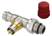 DANFOSS Ventilunterteil RA-N 15 Pressfit D-Form, 1/2" x 15 mm, matt vernickelt