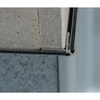 DECORWALL Ausseneckprofil 90 Grad fuer 3 mm Platte, Laenge 3 m, aluminium