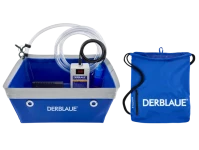 DERBLAUE- Set mit Akku (EU) Inkl.- Profi Wanne, Pumpsystem(EU), Akku