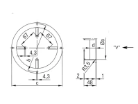 EBM Wandring D=230mm saugend (V) 52545-2-4037