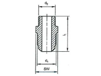 Einschraubstutzen zylindrisch N 10xG3/8" mit Cu Dichtung