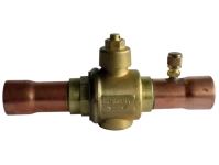 Euro Kugelabsperrventil BI-FLOW HFC-HFO 6mm Löt m.Schraderv. REF1.0.S.A.N06.1