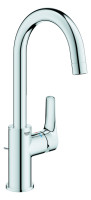 EUROSMART Einhand-Waschtischbatt., 1/2" L-Size, schwenkbarer Rohrausl., verchr.