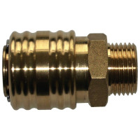EWO Druckluftkupplung DN 7,2 (MS) mit Aussengewinde 3/8", Nr. 308.021