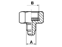 Flaschenanschluss FA R 40 7/16"UNF