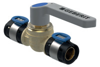 FLOWFIT Kugelhahn mit Betaetigungshebel SiBr d16