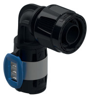 FLOWFIT Uebergangswinkel 90Gr mit MasterFix PPSU d16-MF20