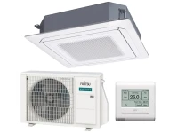 Fujitsu 3D Kassette- Komplettset (Weiß) Außengerät/Innengerät inkl.Zubehör 6,8KW