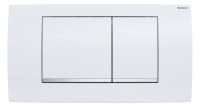 GEBERIT Abdeckplatte Twinline30 f. 2-Mengen-Spuelung, weiss/hochgl.vc