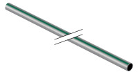 GEBERIT Edelstahl-Rohr, nickelfrei, 1.4521, 6 m in Stg.,54 x 1,5 mm,Nr.39048