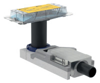 GEBERIT Rohbauset CleanLine, DN 40, Ablauf waagrecht, Bauhoehe ab 65 mm
