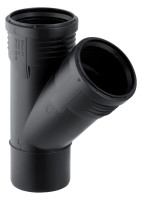 GEBERIT Silent-PP Abzweig 45 Grad Dim 40/40, Nr. 390.131.14.1